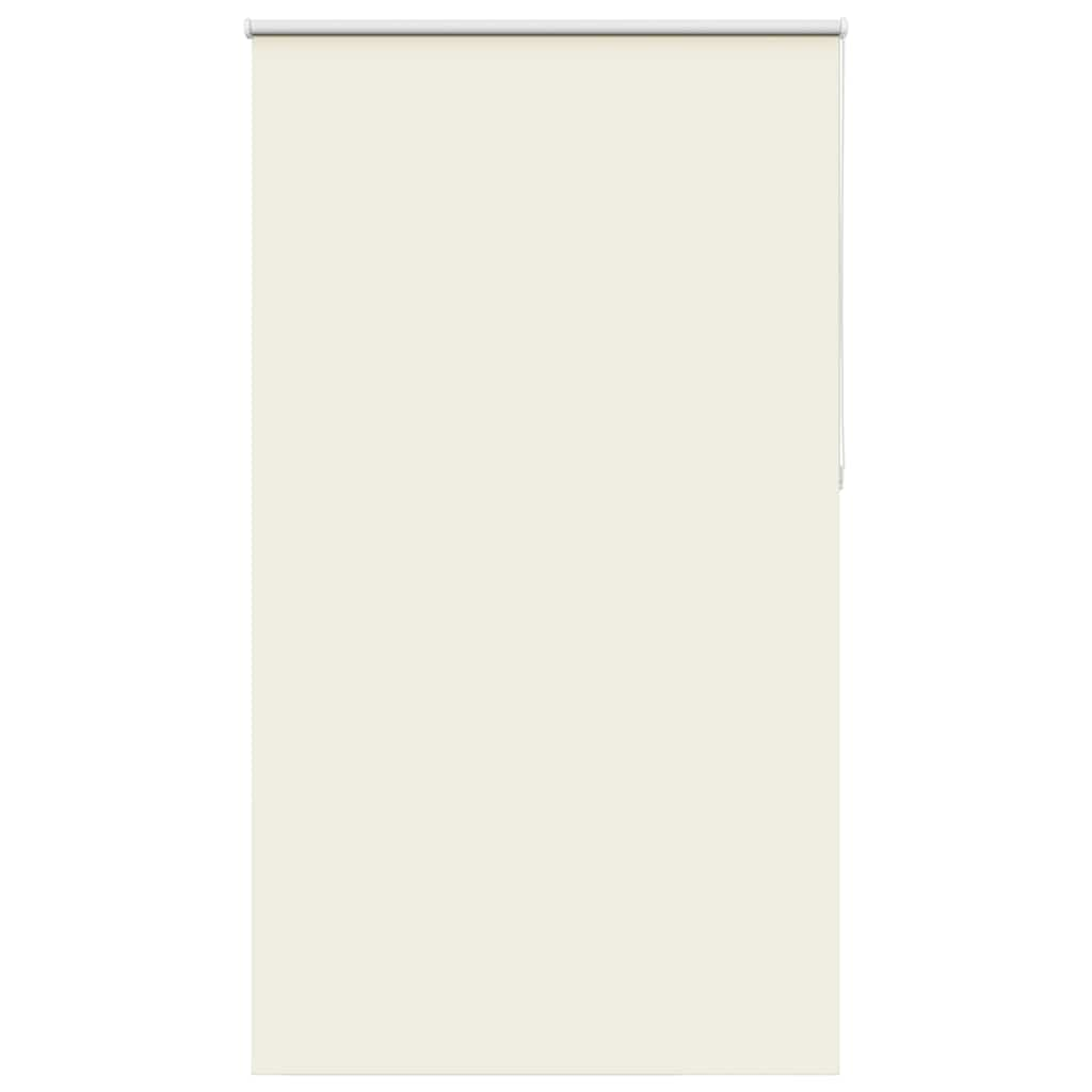 Roller Blind Blackout Off White 130x230 cm Fabric Width 126.6 cm Polyester