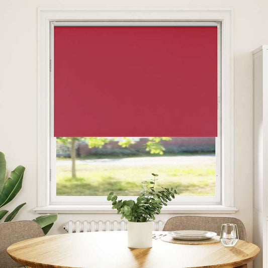 Roller Blind Blackout Red 90x130 cm Fabric Width 85.7 cm Polyester