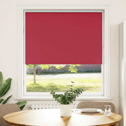 Roller Blind Blackout Red 100x130 cm Fabric Width 95.7 cm Polyester