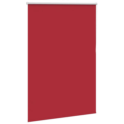 Roller Blind Blackout Red 115x130 cm Fabric Width 110.7 cm Polyester