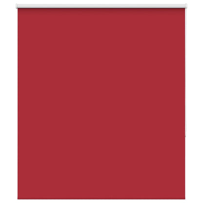 Roller Blind Blackout Red 135x130 cm Fabric Width 131.6 cm Polyester