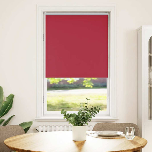 Roller Blind Blackout Red 70x175 cm Fabric Width 65.7 cm Polyester