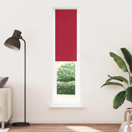 Roller Blind Blackout Red 40x210 cm Fabric Width 35.7 cm Polyester