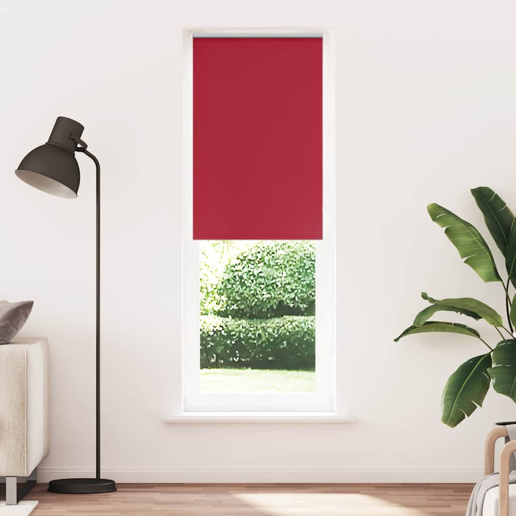 Roller Blind Blackout Red 65x210 cm Fabric Width 60.7 cm Polyester