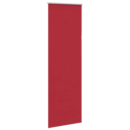 Roller Blind Blackout Red 75x210 cm Fabric Width 70.7 cm Polyester