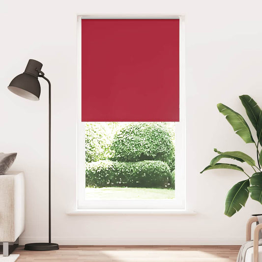 Roller Blind Blackout Red 95x210 cm Fabric Width 90.7 cm Polyester