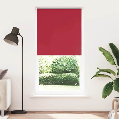 Roller Blind Blackout Red 100x210 cm Fabric Width 95.7 cm Polyester