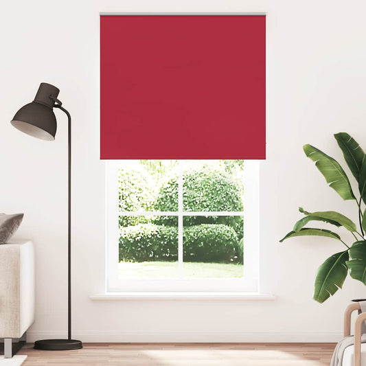 Roller Blind Blackout Red 120x210 cm Fabric Width 116.6 cm Polyester