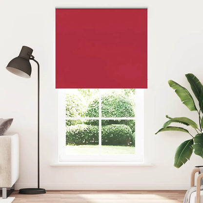 Roller Blind Blackout Red 135x230 cm Fabric Width 131.6 cm Polyester