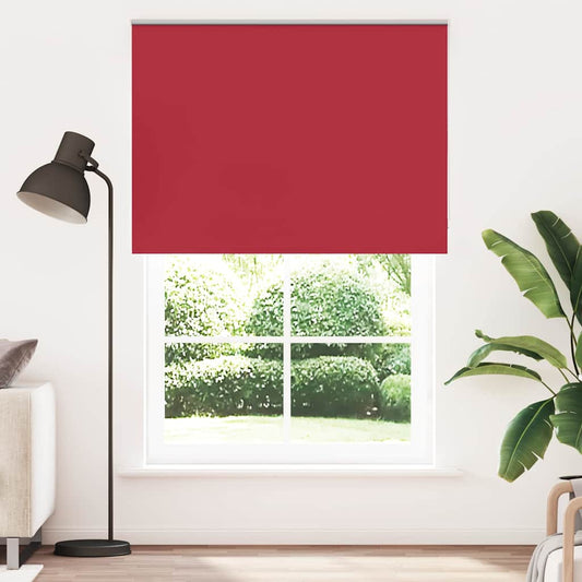 Roller Blind Blackout Red 155x230 cm Fabric Width 151.6 cm Polyester