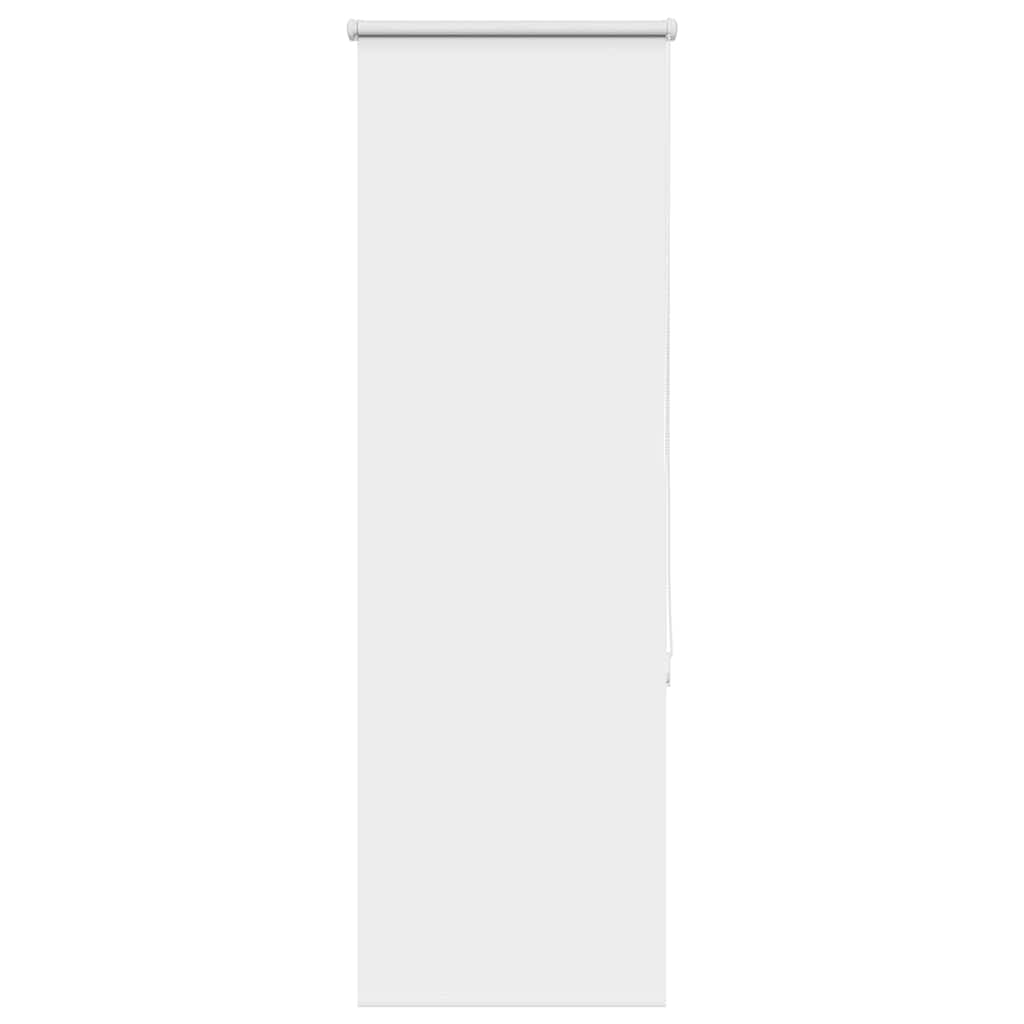 Roller Blind Blackout White 40x130 cm Fabric Width 35.7 cm Polyester