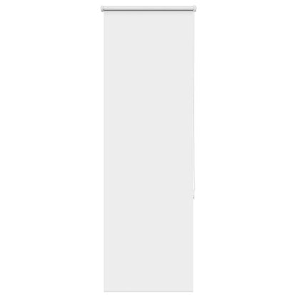 Roller Blind Blackout White 40x130 cm Fabric Width 35.7 cm Polyester