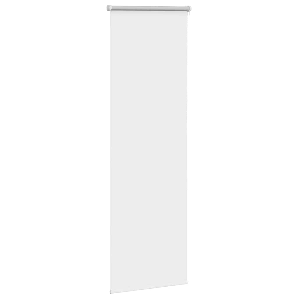 Roller Blind Blackout White 45x130 cm Fabric Width 40.7 cm Polyester