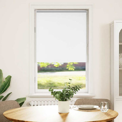 Roller Blind Blackout White 70x130 cm Fabric Width 65.7 cm Polyester