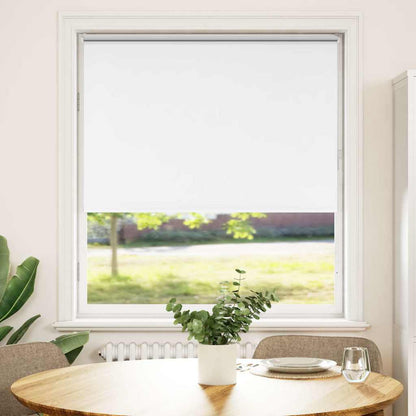 Roller Blind Blackout White 95x130 cm Fabric Width 90.7 cm Polyester