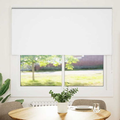 Roller Blind Blackout White 155x130 cm Fabric Width 151.6 cm Polyester