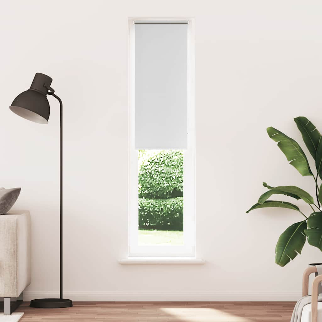 Roller Blind Blackout White 40x210 cm Fabric Width 35.7 cm Polyester