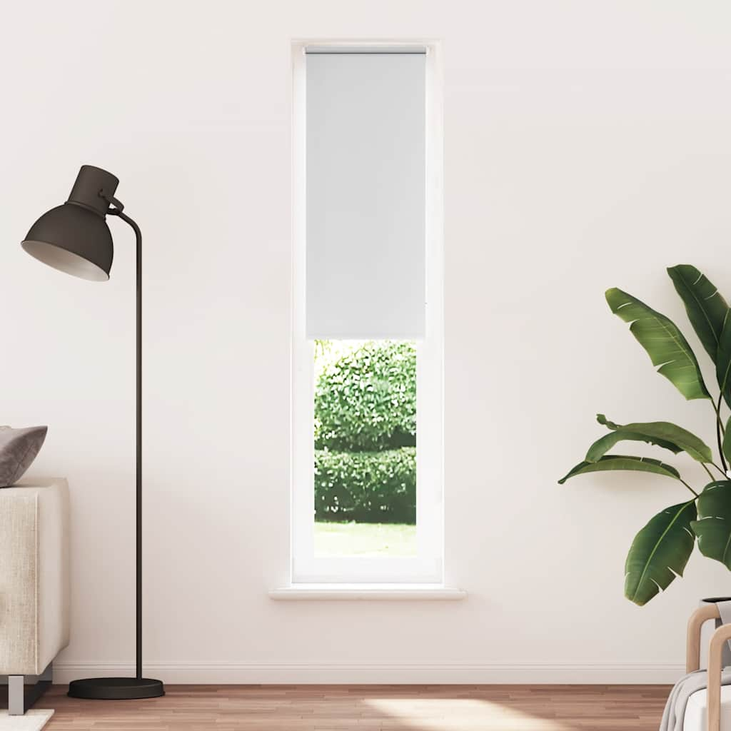 Roller Blind Blackout White 50x210 cm Fabric Width 45.7 cm Polyester