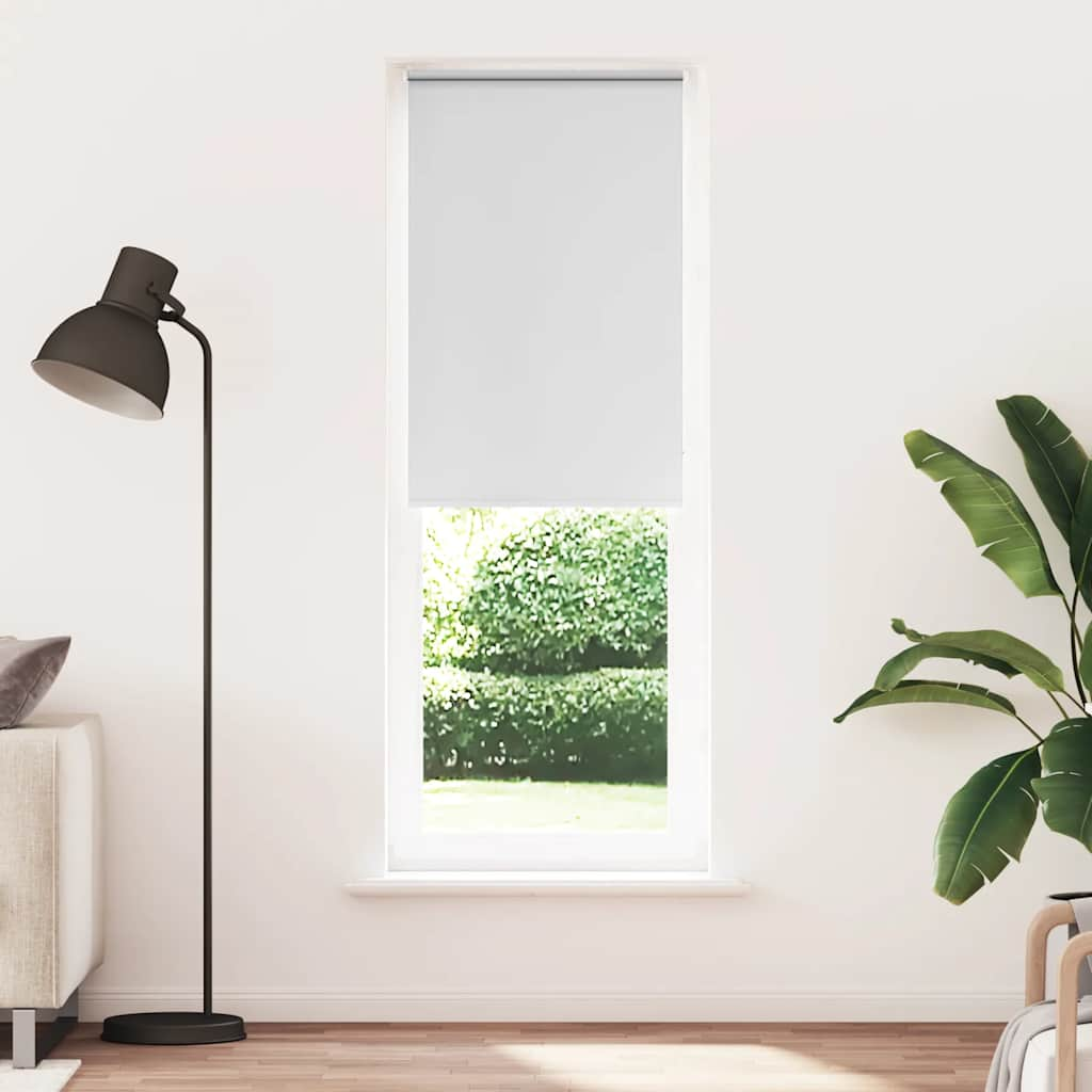 Roller Blind Blackout White 75x210 cm Fabric Width 70.7 cm Polyester