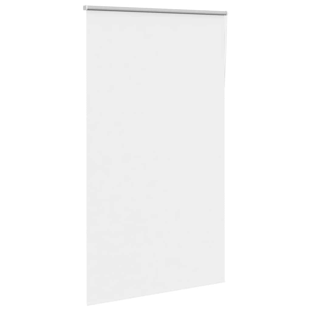 Roller Blind Blackout White 125x210 cm Fabric Width 121.6 cm Polyester