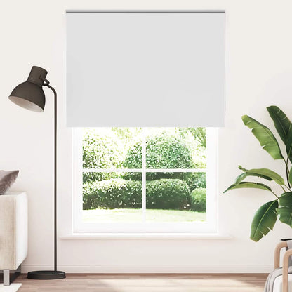 Roller Blind Blackout White 150x210 cm Fabric Width 146.6 cm Polyester