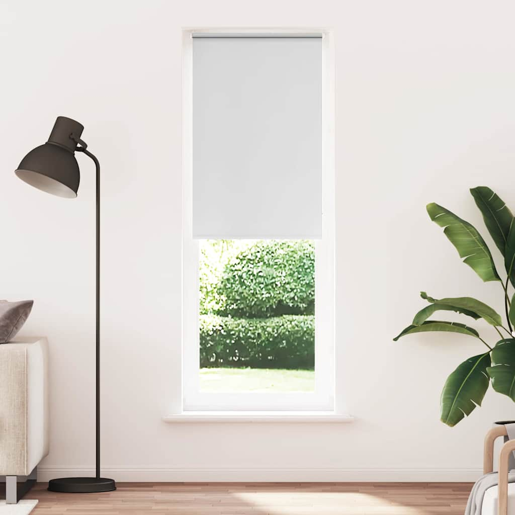 Roller Blind Blackout White 75x230 cm Fabric Width 70.7 cm Polyester