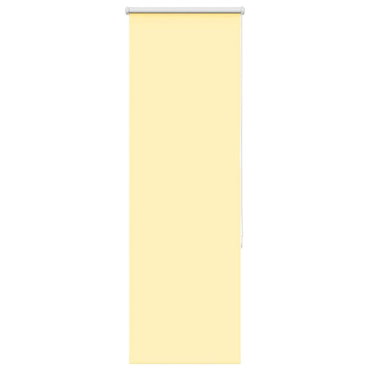 Roller Blind Blackout Yellow 50x130 cm Fabric Width 45.7 cm Polyester