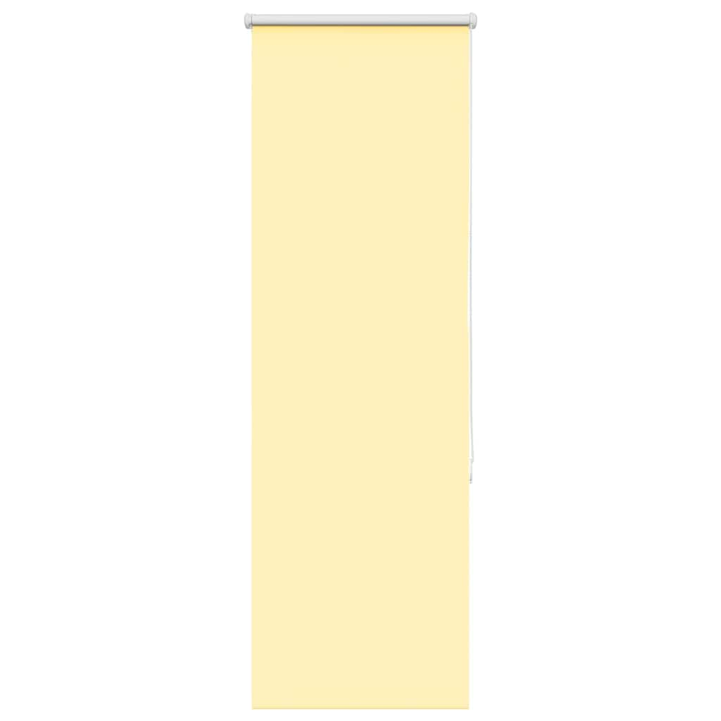 Roller Blind Blackout Yellow 55x130 cm Fabric Width 50.7 cm Polyester