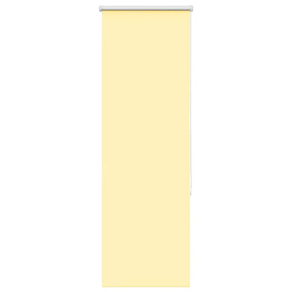 Roller Blind Blackout Yellow 55x130 cm Fabric Width 50.7 cm Polyester