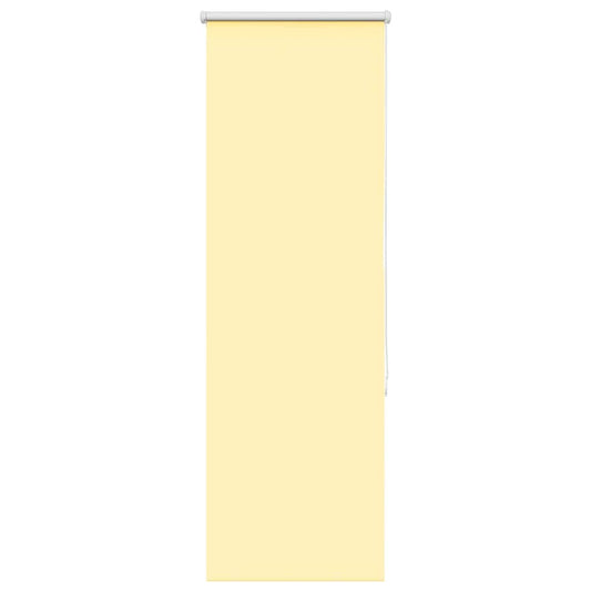 Roller Blind Blackout Yellow 55x130 cm Fabric Width 50.7 cm Polyester