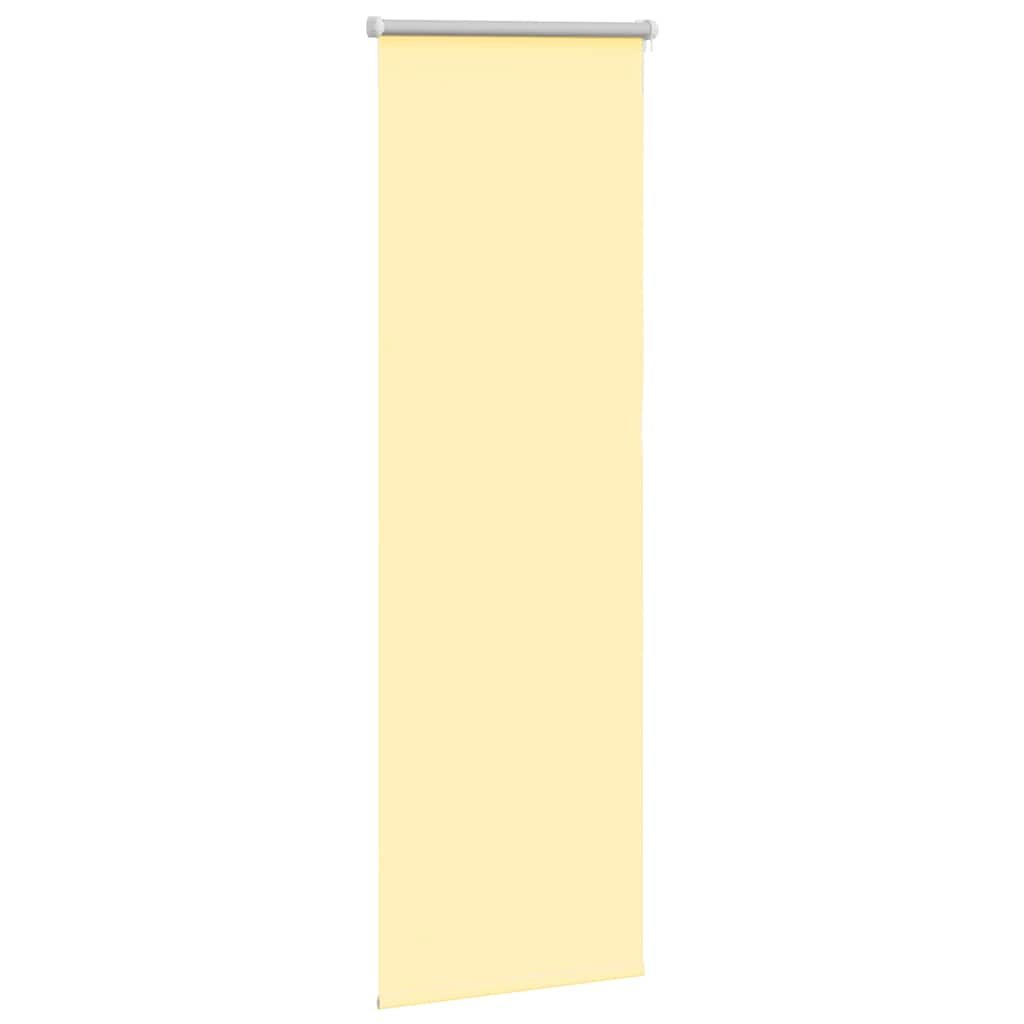 Roller Blind Blackout Yellow 55x130 cm Fabric Width 50.7 cm Polyester