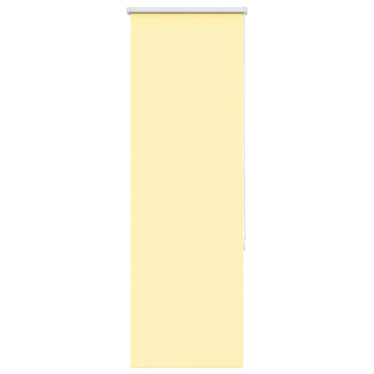 Roller Blind Blackout Yellow 60x130 cm Fabric Width 55.7 cm Polyester