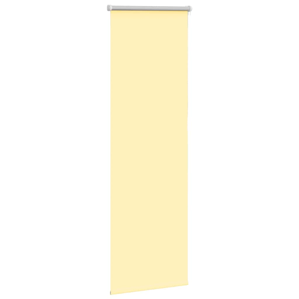 Roller Blind Blackout Yellow 60x130 cm Fabric Width 55.7 cm Polyester