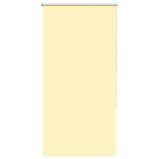 Roller Blind Blackout Yellow 65x130 cm Fabric Width 60.7 cm Polyester