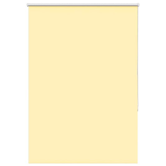 Roller Blind Blackout Yellow 90x130 cm Fabric Width 85.7 cm Polyester