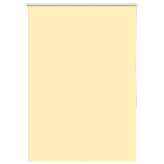 Roller Blind Blackout Yellow 95x130 cm Fabric Width 90.7 cm Polyester