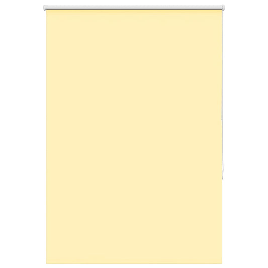 Roller Blind Blackout Yellow 100x130 cm Fabric Width 95.7 cm Polyester