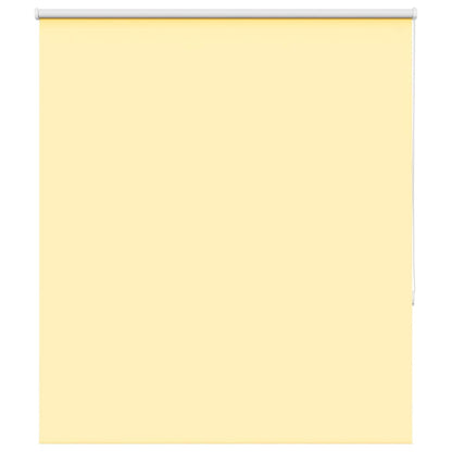 Roller Blind Blackout Yellow 120x130 cm Fabric Width 116.6 cm Polyester