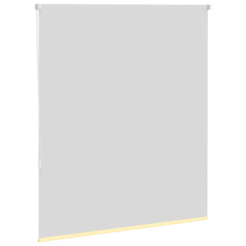 Roller Blind Blackout Yellow 120x130 cm Fabric Width 116.6 cm Polyester