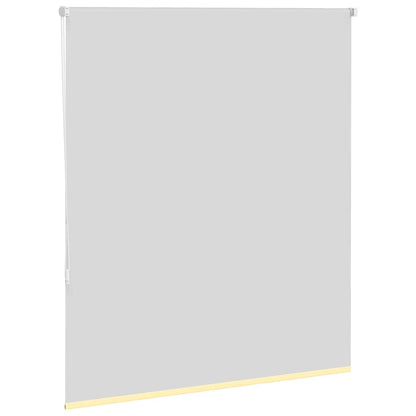 Roller Blind Blackout Yellow 120x130 cm Fabric Width 116.6 cm Polyester