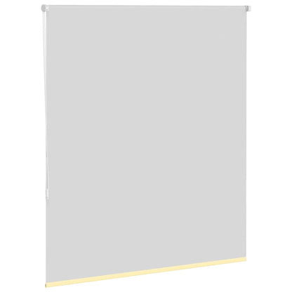 Roller Blind Blackout Yellow 125x130 cm Fabric Width 121.6 cm Polyester