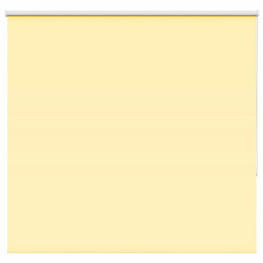 Roller Blind Blackout Yellow 145x130 cm Fabric Width 141.6 cm Polyester