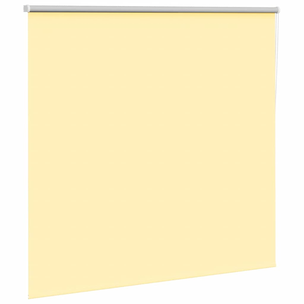 Roller Blind Blackout Yellow 145x130 cm Fabric Width 141.6 cm Polyester