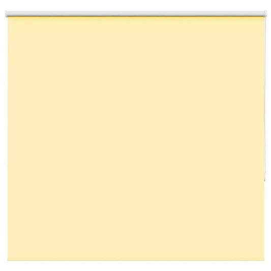 Roller Blind Blackout Yellow 150x130 cm Fabric Width 146.6 cm Polyester