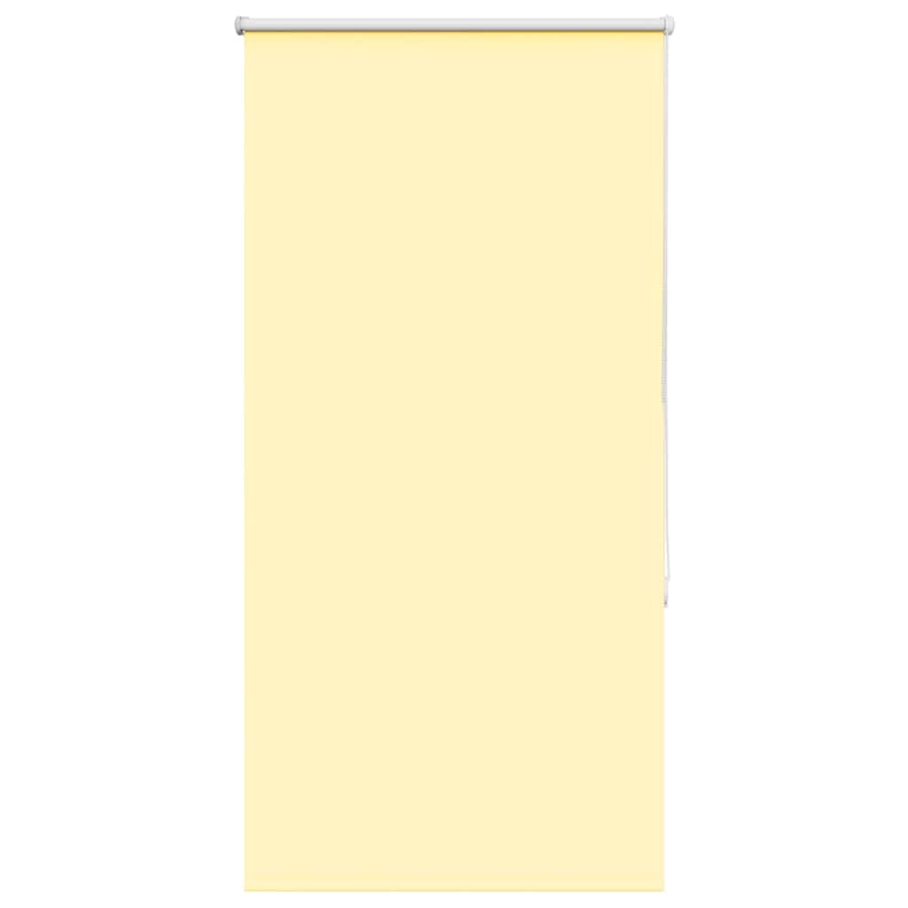 Roller Blind Blackout Yellow 65x150 cm Fabric Width 60.7 cm Polyester