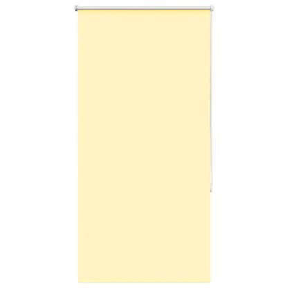 Roller Blind Blackout Yellow 65x150 cm Fabric Width 60.7 cm Polyester