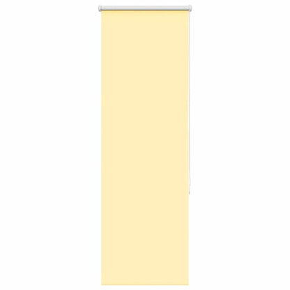 Roller Blind Blackout Yellow 40x175 cm Fabric Width 35.7 cm Polyester