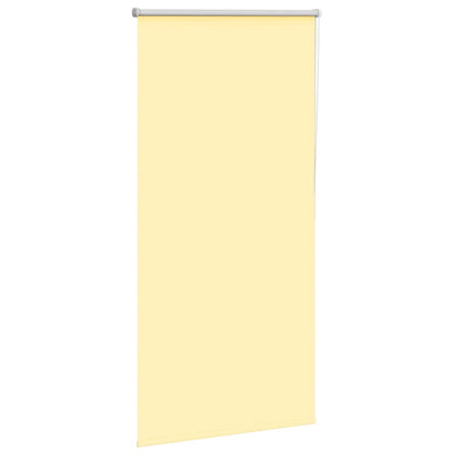 Roller Blind Blackout Yellow 75x175 cm Fabric Width 70.7 cm Polyester