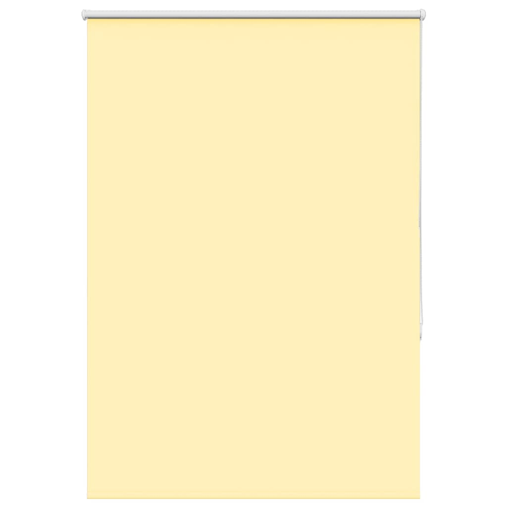 Roller Blind Blackout Yellow 95x175 cm Fabric Width 90.7 cm Polyester