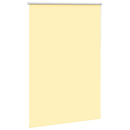 Roller Blind Blackout Yellow 95x175 cm Fabric Width 90.7 cm Polyester